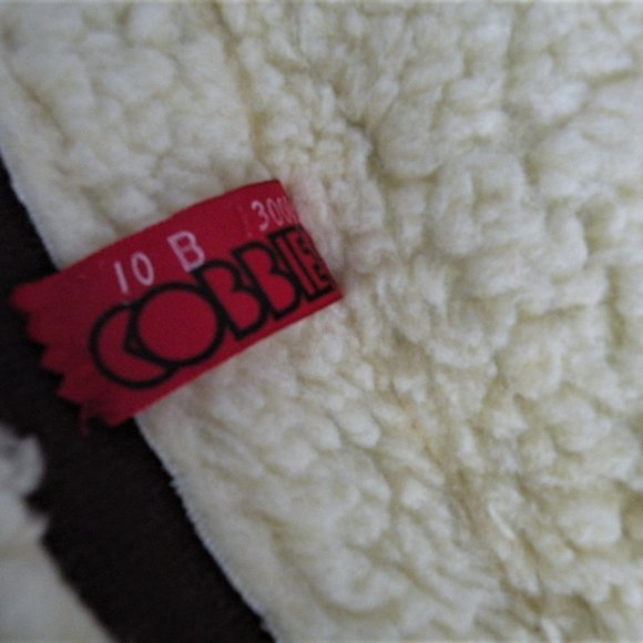 COBBIES Shoes Vintage 7s Cobbies Brown Leather Knee High Sherpa